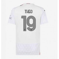 Koszulka piłkarska AC Milan Theo Hernandez #19 Strój wyjazdowy dla kobiety 2023-24 tanio Krótki Rękaw